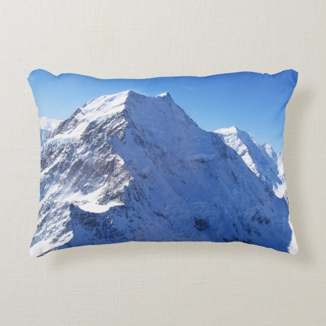 Mount Cook (Aoraki) Peak, New Zealand Decorative Cushion (Front)