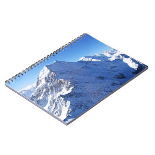 Mount Cook (Aoraki) Peak, New Zealand Spiral Notebook