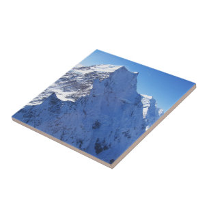 Mount Cook (Aoraki) Peak, New Zealand Tile