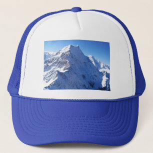 Mount Cook (Aoraki) Peak, New Zealand Trucker Hat