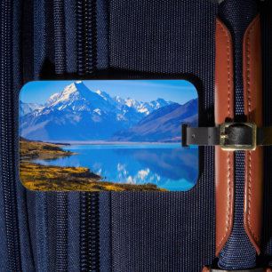 Mount Cook Overlooking Lake Pukaki, NZ Luggage Tag