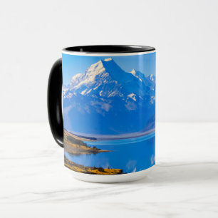 Mount Cook Overlooking Lake Pukaki, NZ Mug
