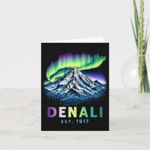 Mount Denali Alaska Mountain Denali National Park  Card