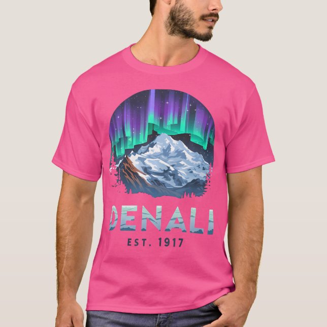 Mount Denali Alaska Mountain Denali National Park  T-Shirt (Front)