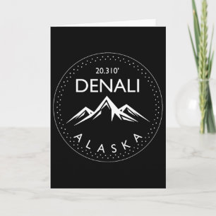 Mount Denali Alaska Mountaineer Climbing National Card