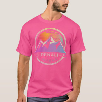 Mount Denali Alaska Mountaineer Climbing National  T-Shirt