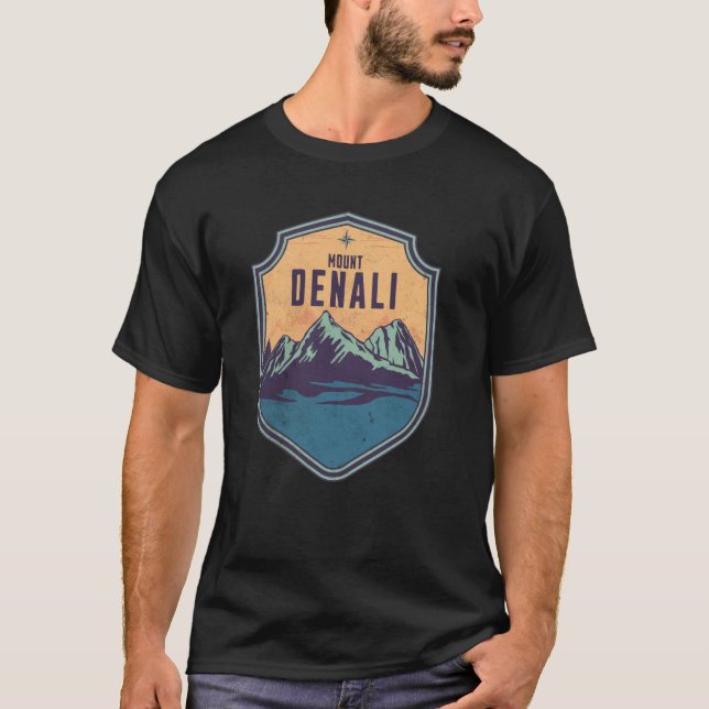 Mount Denali Souvenir  Mt. Denali T-Shirt (Front)