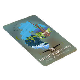 Mount Desert Island ,Hancock County, Maine ,USA, Magnet