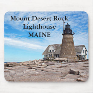 Mount Desert Rock Lighthouse, Maine Mousepad