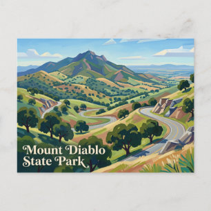 Mount Diablo State Park California Postcard