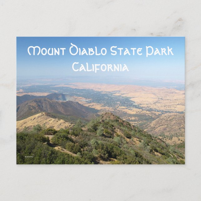 Mount Diablo State Park Postcard (Front)