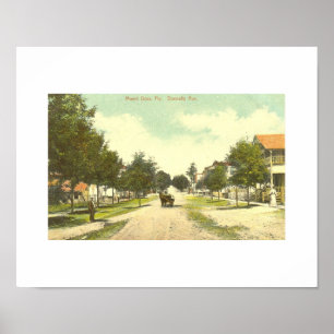 Mount Dora, FL - Downtown - 1907 Poster
