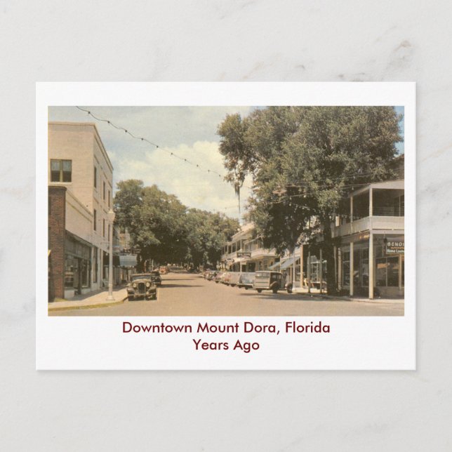 Mount Dora, Florida- Years Ago Postcard (Front)
