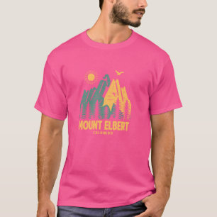 Mount Elbert Mountains Colorado Hiking Outdoors Vi T-Shirt