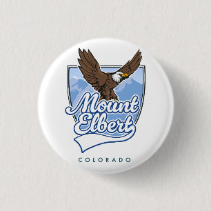 Mount Elbert Travel patch 3 Cm Round Badge