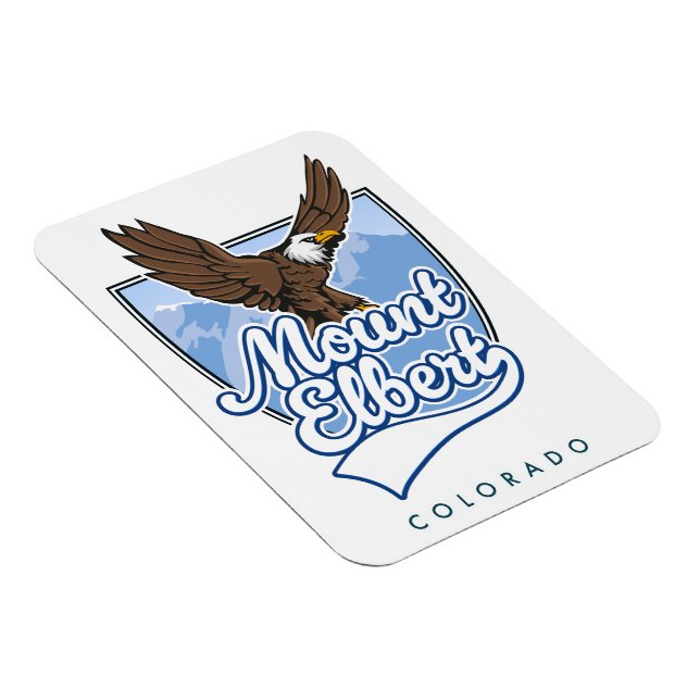 Mount Elbert Travel patch Magnet (Right Side)