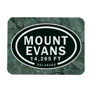 Mount Evans 14,265 FT Colorado Rocky Mountain Magnet