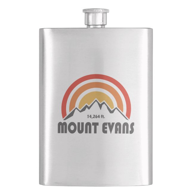 Mount Evans Hip Flask (Front)