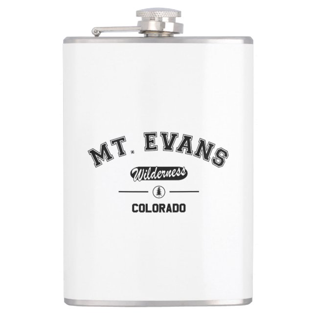 Mount Evans Wilderness Hip Flask (Front)