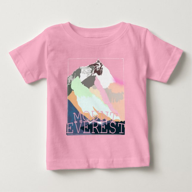 Mount Everest Baby T-Shirt (Front)