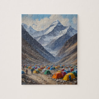 Mount Everest base camp, Nepal Jigsaw Puzzle