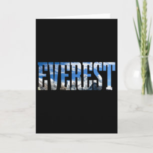Mount Everest Expidition Mt Mountaineers Card