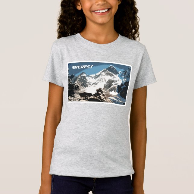 Mount Everest View, Nepal T-Shirt (Front)