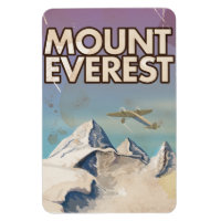 Mount Everest Vintage Travel poster