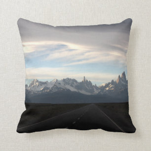 Mount Fitz Roy And Andes Range Cushion