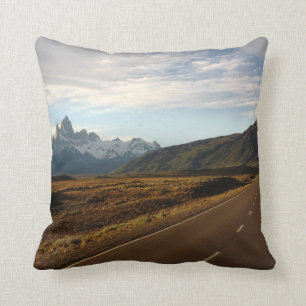 Mount Fitz Roy And Mount Cerro Torre Cushion