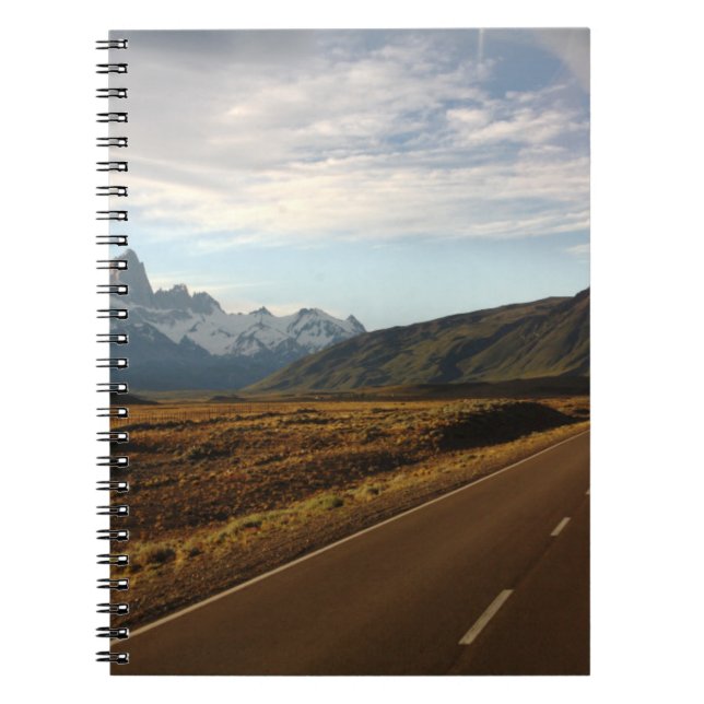 Mount Fitz Roy And Mount Cerro Torre Spiral Notebook (Front)
