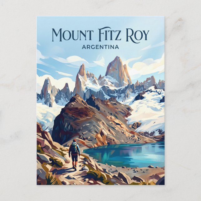 Mount Fitz Roy Argentina Postcard (Front)