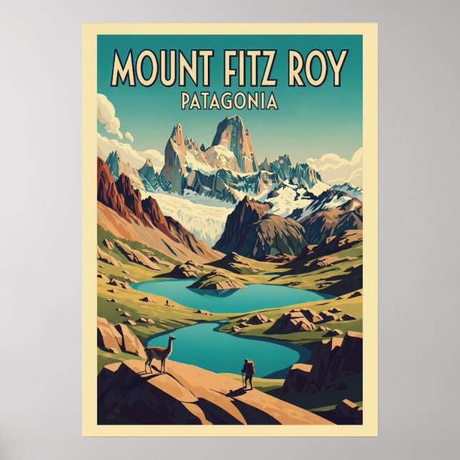 Mount Fitz Roy Patagonia V09 Poster (Front)