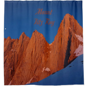 Mount Fitz Roy Shower Curtain