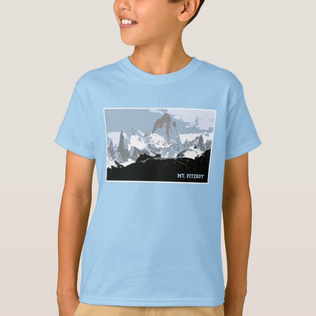 Mount Fitzroy Mountain, Patagonia, Argentina T-Shirt (Front)