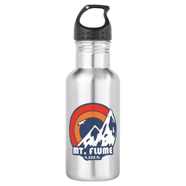 Mount Flume New Hampshire Sun Eagle 532 Ml Water Bottle (Front)