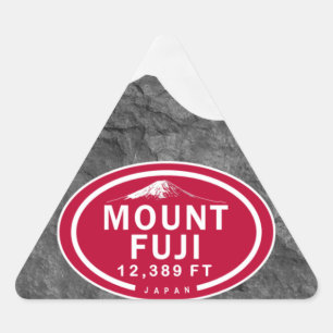 Mount Fuji 12,389 FT Japan Mountain Stickers