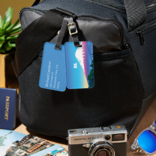 Mount Fuji At Dawn Luggage Tag