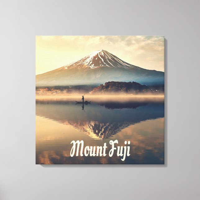 Mount Fuji Canvas Print (Front)
