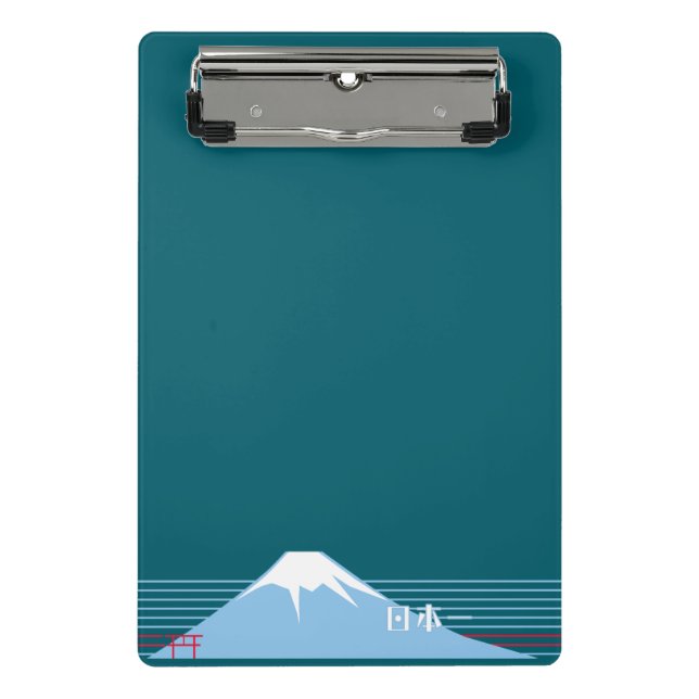 Mount Fuji Design Nippon1 Mini Clipboard (Front)