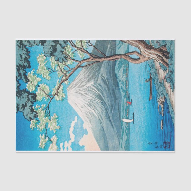 Mount Fuji from Lake Yamanaka by Hiroaki Takahashi Tissue Paper (Front)