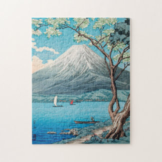 Mount Fuji from Lake Yamanaka Jigsaw Puzzle