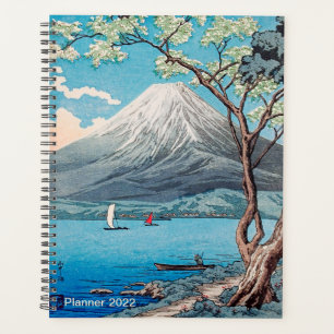 Mount Fuji from Lake Yamanaka, Takahashi, Japanese Planner