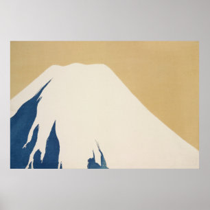 Mount Fuji from Momoyogusa–Flowers Poster