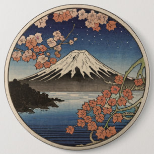 Mount Fuji Fujisan 6 Cm Round Badge