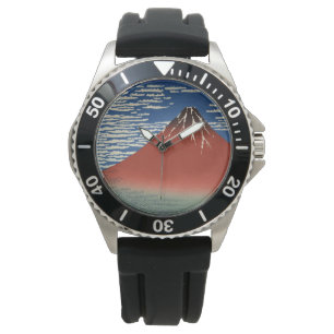 Mount Fuji in Clear Weather (Red Fuji) (Hokusai) Watch