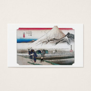 Mount Fuji in the Morning from Hara, Japan.