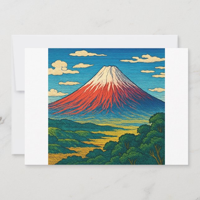 Mount Fuji Invitation (Front)