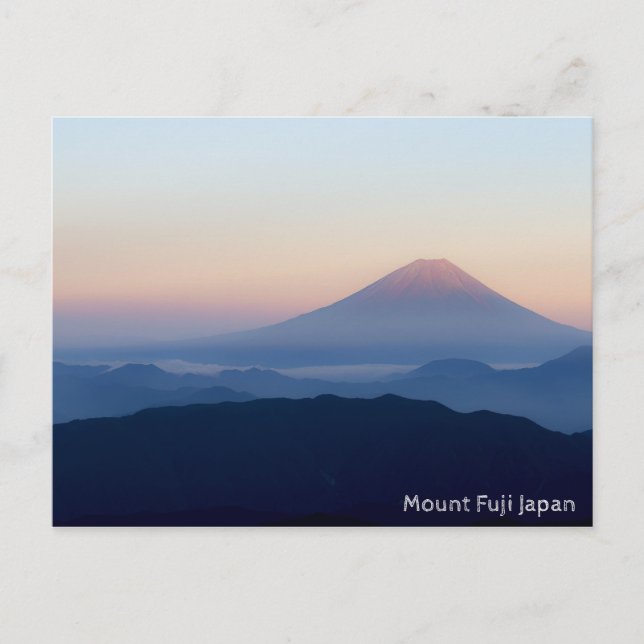 Mount Fuji Japan Postcard (Front)