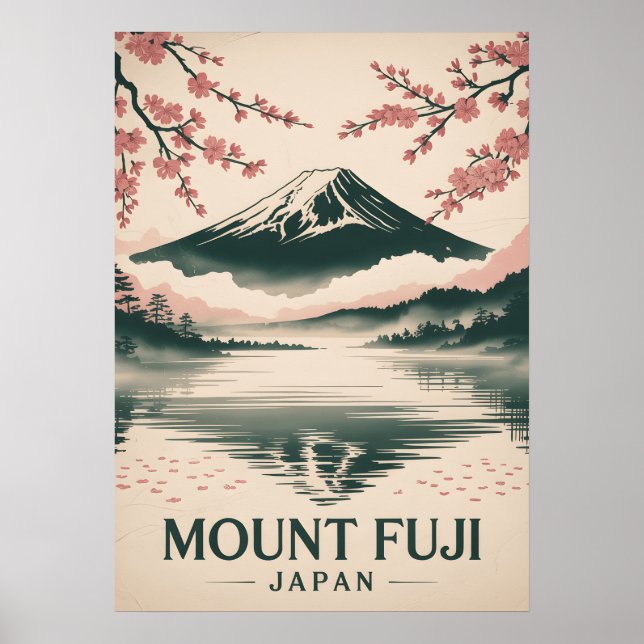 Mount Fuji Japan Poster (Front)